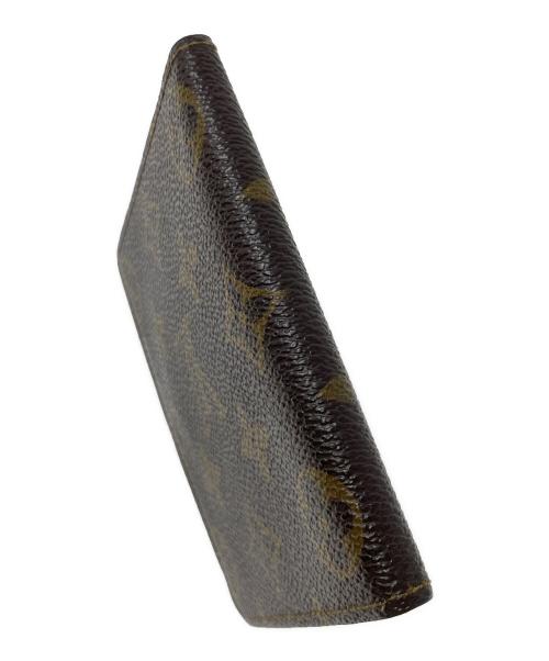 LOUIS VUITTON（ルイ ヴィトン）LOUIS VUITTON (ルイ ヴィトン) 2つ折り財布 モノグラム ポルトビエ 10 カルトクレディ ブラウン サイズ:実寸サイズにてご確認ください。の古着・服飾アイテム