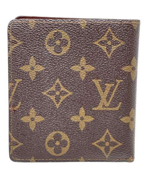 LOUIS VUITTON（ルイ ヴィトン）LOUIS VUITTON (ルイ ヴィトン) 2つ折り財布 モノグラム ポルトビエ 10 カルトクレディ ブラウン サイズ:実寸サイズにてご確認ください。の古着・服飾アイテム