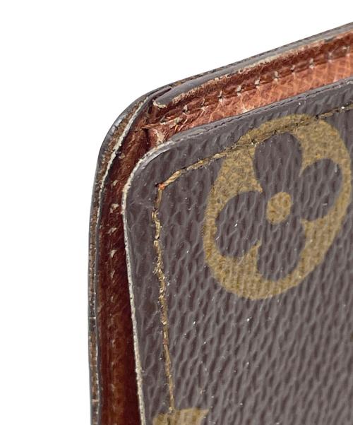 LOUIS VUITTON（ルイ ヴィトン）LOUIS VUITTON (ルイ ヴィトン) 2つ折り財布 モノグラム ポルトビエ 10 カルトクレディ ブラウン サイズ:実寸サイズにてご確認ください。の古着・服飾アイテム