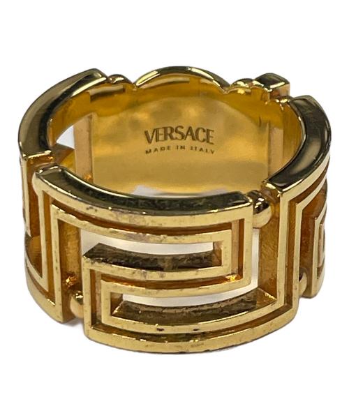 VERSACE（ヴェルサーチ）VERSACE (ヴェルサーチ) リング グレカ メドゥーサ ワイドリング サイズ:21の古着・服飾アイテム