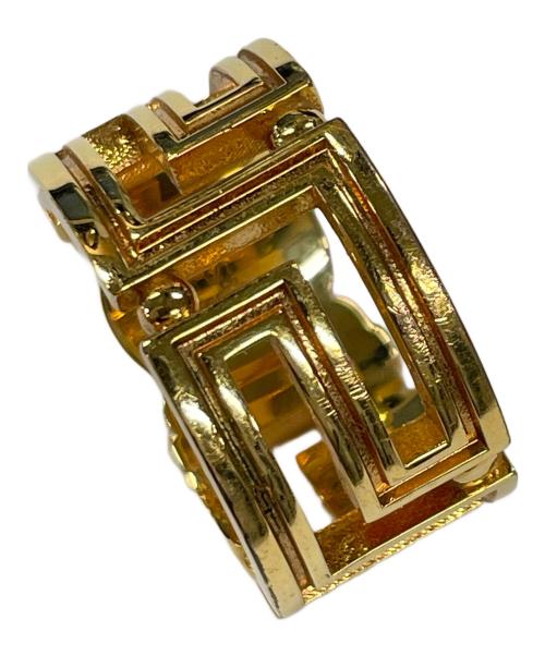 VERSACE（ヴェルサーチ）VERSACE (ヴェルサーチ) リング グレカ メドゥーサ ワイドリング サイズ:21の古着・服飾アイテム