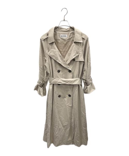 Snidel（スナイデル）Snidel (スナイデル) デザイントレンチコート ベージュ サイズ:Fの古着・服飾アイテム