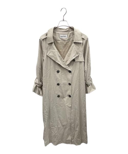 Snidel（スナイデル）Snidel (スナイデル) デザイントレンチコート ベージュ サイズ:Fの古着・服飾アイテム