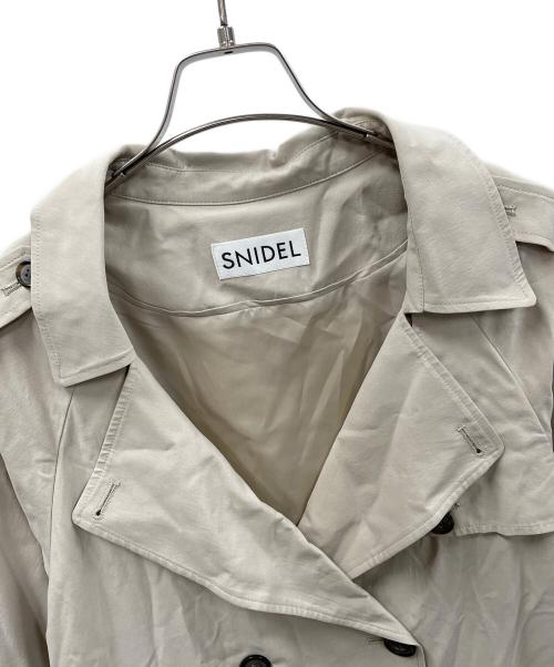 Snidel（スナイデル）Snidel (スナイデル) デザイントレンチコート ベージュ サイズ:Fの古着・服飾アイテム