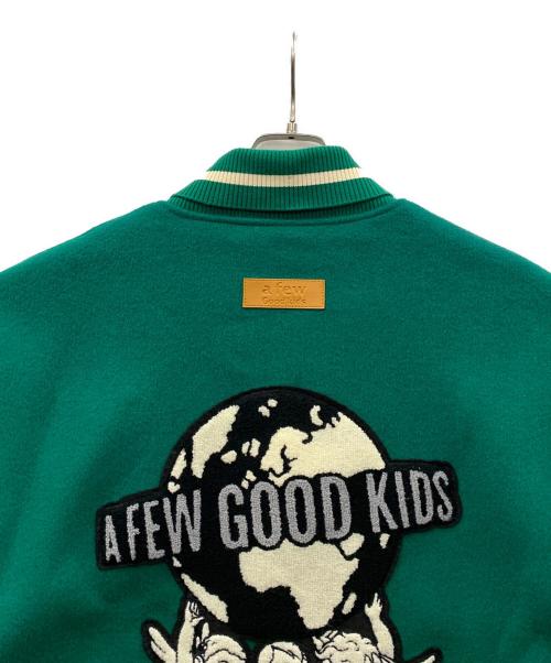 A FEW GOOD KIDS（アフューグッドキッズ）A FEW GOOD KIDS (アフューグッドキッズ) スタジャン グリーン サイズ:実寸サイズにてご確認くださいの古着・服飾アイテム