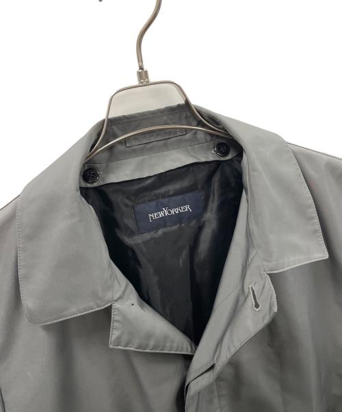 NEWYORKER（ニューヨーカー）NEWYORKER (ニューヨーカー) ステンカラーコート グレー サイズ:Mの古着・服飾アイテム