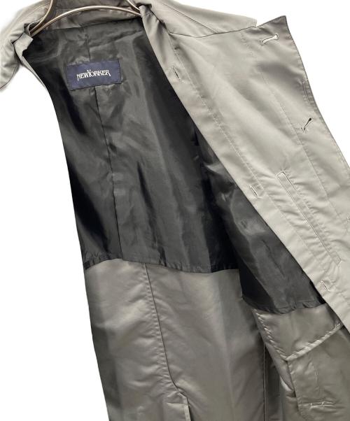 NEWYORKER（ニューヨーカー）NEWYORKER (ニューヨーカー) ステンカラーコート グレー サイズ:Mの古着・服飾アイテム