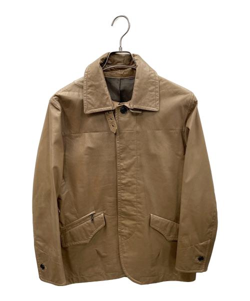 BARRAGE（バラージュ）BARRAGE (バラージュ) レザージャケット ベージュ サイズ:Mの古着・服飾アイテム