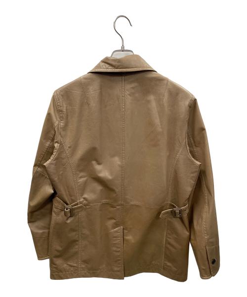 BARRAGE（バラージュ）BARRAGE (バラージュ) レザージャケット ベージュ サイズ:Mの古着・服飾アイテム