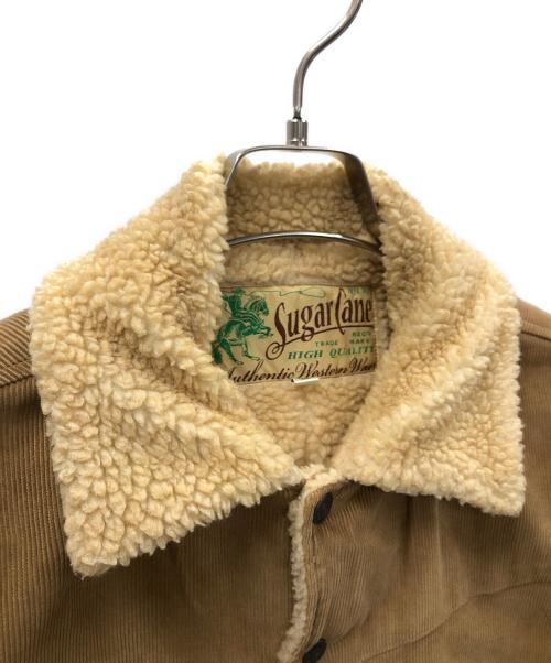 SUGAR CANE（シュガーケーン）SUGAR CANE (シュガーケーン) コーデュロイ ボア ランチジャケット ベージュ サイズ:Mの古着・服飾アイテム