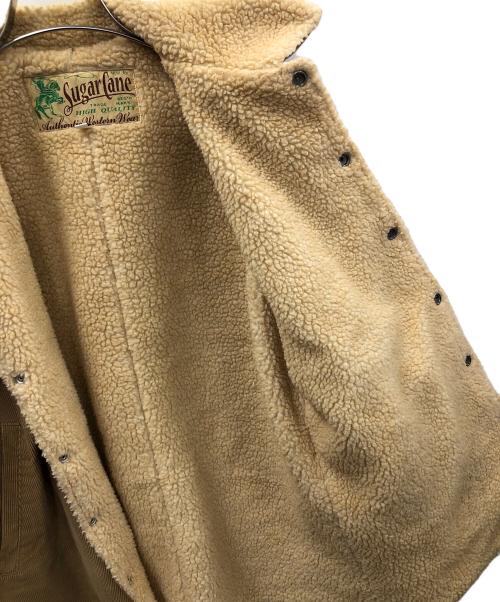 SUGAR CANE（シュガーケーン）SUGAR CANE (シュガーケーン) コーデュロイ ボア ランチジャケット ベージュ サイズ:Mの古着・服飾アイテム