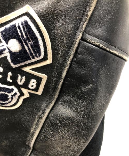 whitesville（ホワイツビル）whitesville (ホワイツビル) スタジャン ブラック サイズ:38の古着・服飾アイテム
