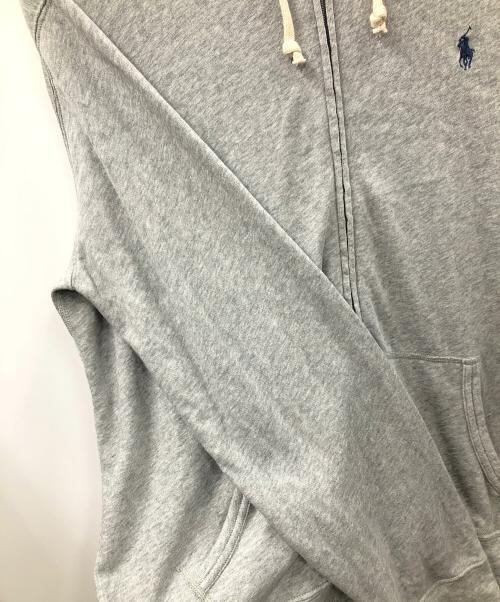 POLO RALPH LAUREN（ポロ・ラルフローレン）POLO RALPH LAUREN (ポロ・ラルフローレン) ジップパーカー グレー サイズ:LGの古着・服飾アイテム
