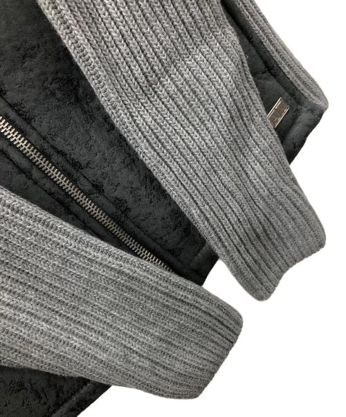 ARMANI EXCHANGE（アルマーニ エクスチェンジ）ARMANI EXCHANGE (アルマーニ エクスチェンジ) ニットジャケット グレー サイズ:XS/TPの古着・服飾アイテム