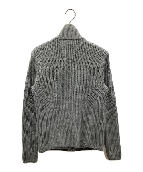 ARMANI EXCHANGE（アルマーニ エクスチェンジ）ARMANI EXCHANGE (アルマーニ エクスチェンジ) ニットジャケット グレー サイズ:XS/TPの古着・服飾アイテム