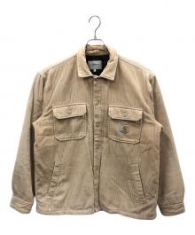 CarHartt（カーハート）の古着「コーデュロイジャケット WHITSOME SHIRT JAC (ウィットサム シャツジャック)」｜ベージュ