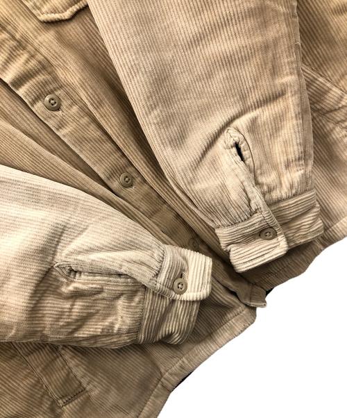 CarHartt（カーハート）CarHartt (カーハート) コーデュロイジャケット WHITSOME SHIRT JAC (ウィットサム シャツジャック) ベージュ サイズ:Lの古着・服飾アイテム
