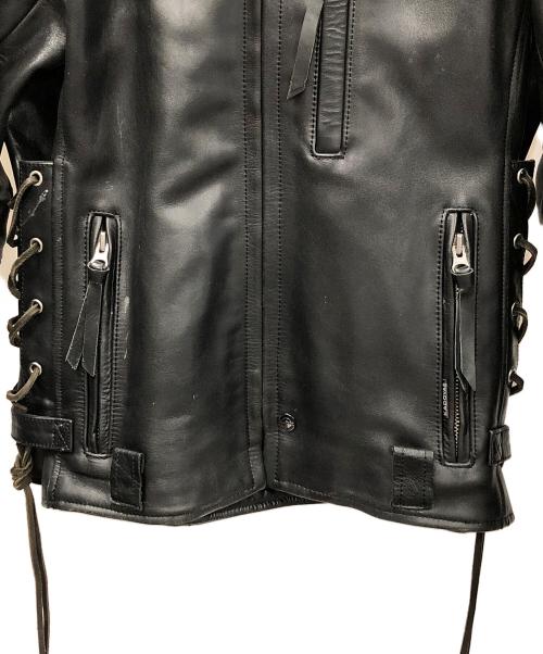 KADOYA（カドヤ）KADOYA (カドヤ) レザージャケット ブラック サイズ:Lの古着・服飾アイテム