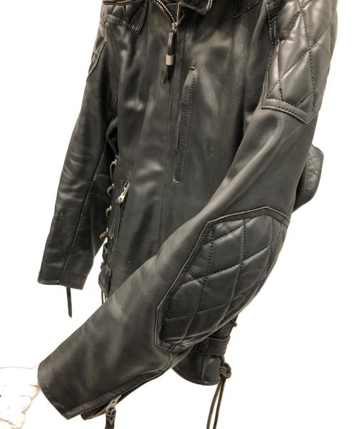 KADOYA（カドヤ）KADOYA (カドヤ) レザージャケット ブラック サイズ:Lの古着・服飾アイテム