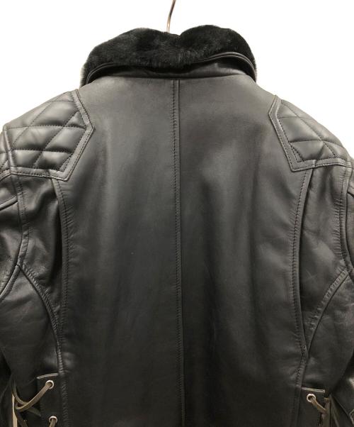 KADOYA（カドヤ）KADOYA (カドヤ) レザージャケット ブラック サイズ:Lの古着・服飾アイテム