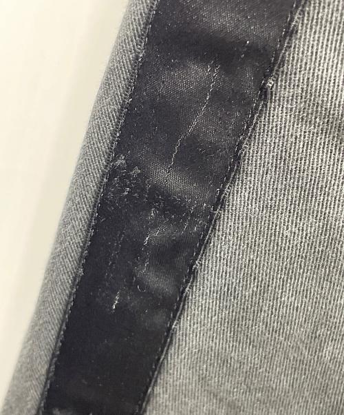 COMME des GARCONS（コムデギャルソン）COMME des GARCONS (コムデギャルソン) ツータックチノ ストレートパンツ ブラック サイズ:Lの古着・服飾アイテム