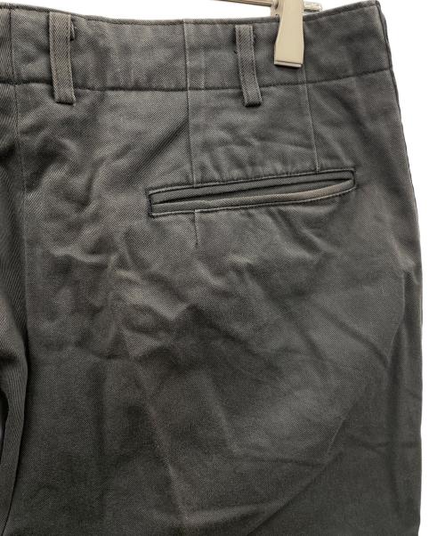 COMME des GARCONS（コムデギャルソン）COMME des GARCONS (コムデギャルソン) ツータックチノ ストレートパンツ ブラック サイズ:Lの古着・服飾アイテム