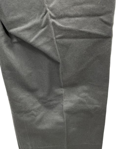 COMME des GARCONS（コムデギャルソン）COMME des GARCONS (コムデギャルソン) ツータックチノ ストレートパンツ ブラック サイズ:Lの古着・服飾アイテム