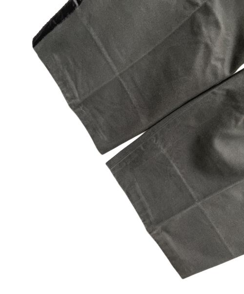 COMME des GARCONS（コムデギャルソン）COMME des GARCONS (コムデギャルソン) ツータックチノ ストレートパンツ ブラック サイズ:Lの古着・服飾アイテム