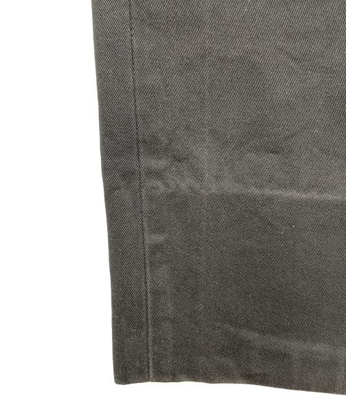 COMME des GARCONS（コムデギャルソン）COMME des GARCONS (コムデギャルソン) ツータックチノ ストレートパンツ ブラック サイズ:Lの古着・服飾アイテム