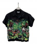 Sun Surfサンサーフ）の古着「アロハシャツ JOHN SEVERSON（ジョン・セバーソン）」｜ブラック