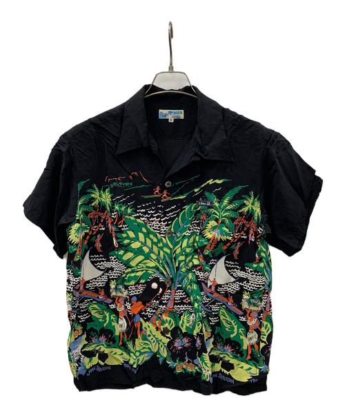 Sun Surf（サンサーフ）Sun Surf (サンサーフ) アロハシャツ JOHN SEVERSON（ジョン・セバーソン） ブラック サイズ:Mの古着・服飾アイテム