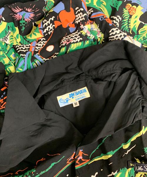 Sun Surf（サンサーフ）Sun Surf (サンサーフ) アロハシャツ JOHN SEVERSON（ジョン・セバーソン） ブラック サイズ:Mの古着・服飾アイテム