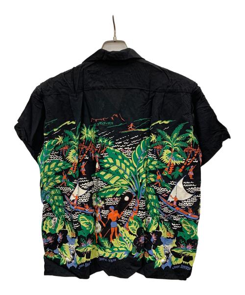 Sun Surf（サンサーフ）Sun Surf (サンサーフ) アロハシャツ JOHN SEVERSON（ジョン・セバーソン） ブラック サイズ:Mの古着・服飾アイテム