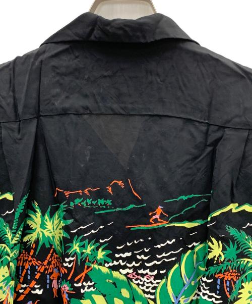 Sun Surf（サンサーフ）Sun Surf (サンサーフ) アロハシャツ JOHN SEVERSON（ジョン・セバーソン） ブラック サイズ:Mの古着・服飾アイテム