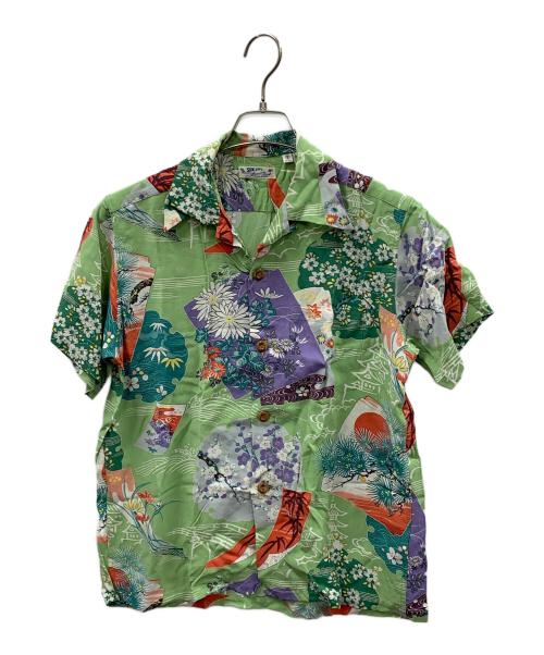 Sun Surf（サンサーフ）Sun Surf (サンサーフ) アロハシャツ グリーン サイズ:Sの古着・服飾アイテム