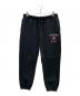 AVIREX（アヴィレックス）の古着「スウェットパンツ VARSITY LOGO SWEAT PANTS（バーシティ ロゴ スウェット パンツ）」｜ブラック