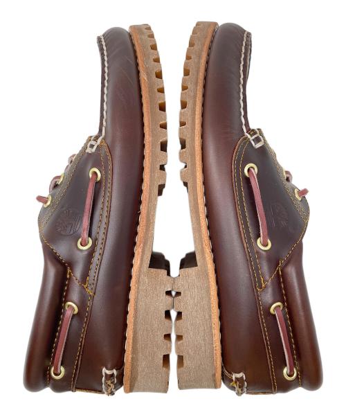 Timberland（ティンバーランド）Timberland (ティンバーランド) デッキシューズ AUTHENTICS 3EYE CLASSIC LUG（オーセンティック スリーアイ クラシック ラグ） ブラウン サイズ:28cmの古着・服飾アイテム