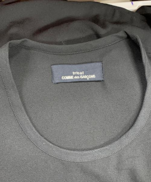 tricot COMME des GARCONS（トリココムデギャルソン）tricot COMME des GARCONS (トリココムデギャルソン) ノースリーブワンピース ブラック サイズ:実寸サイズにてご家訓ください。の古着・服飾アイテム