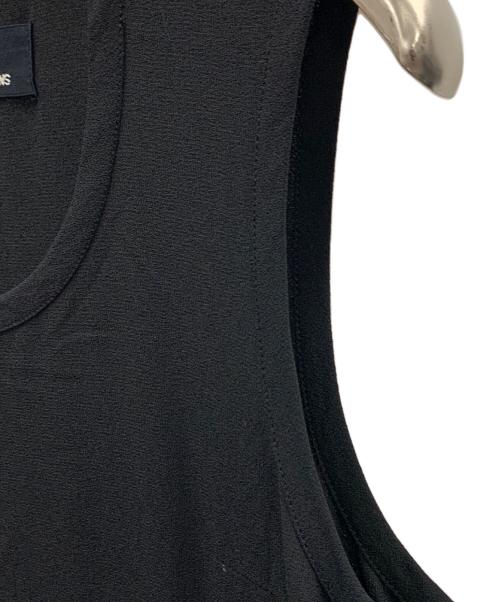 tricot COMME des GARCONS（トリココムデギャルソン）tricot COMME des GARCONS (トリココムデギャルソン) ノースリーブワンピース ブラック サイズ:実寸サイズにてご家訓ください。の古着・服飾アイテム