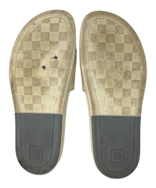 LOUIS VUITTON（ルイ ヴィトン）LOUIS VUITTON (ルイ ヴィトン) サンダル ダミエ ホワイト サイズ:8の古着・服飾アイテム