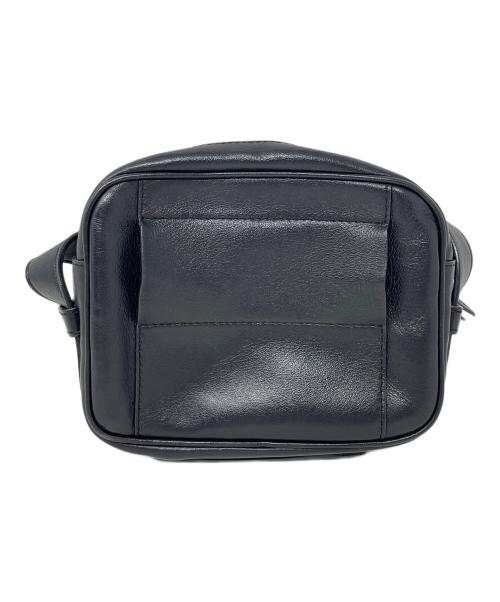 TOD'S（トッズ）TOD'S (トッズ) レザーショルダーバッグ ダブルT ブラック サイズ:実寸サイズにてご確認ください。の古着・服飾アイテム