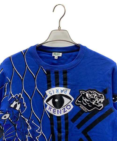 KENZO（ケンゾー）KENZO (ケンゾー) スウェット ブルー サイズ:Mの古着・服飾アイテム