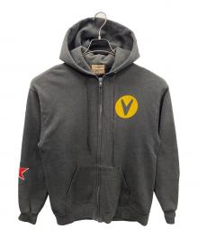VANSON（バンソン）の古着「ジップパーカー」｜グレー