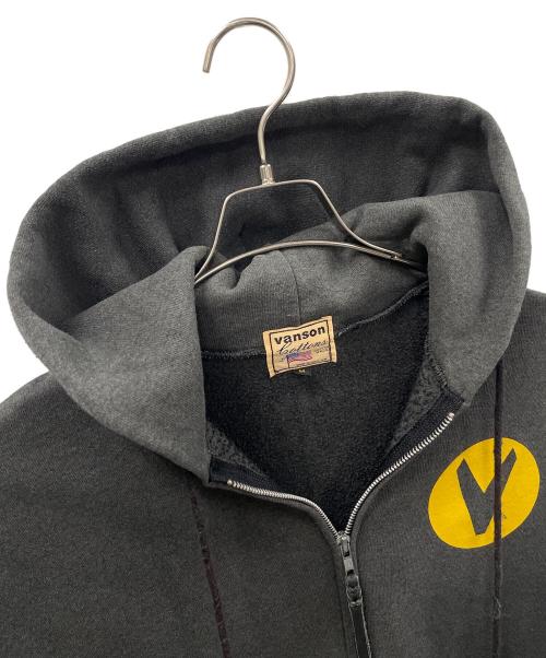 VANSON（バンソン）VANSON (バンソン) ジップパーカー グレー サイズ:Mの古着・服飾アイテム