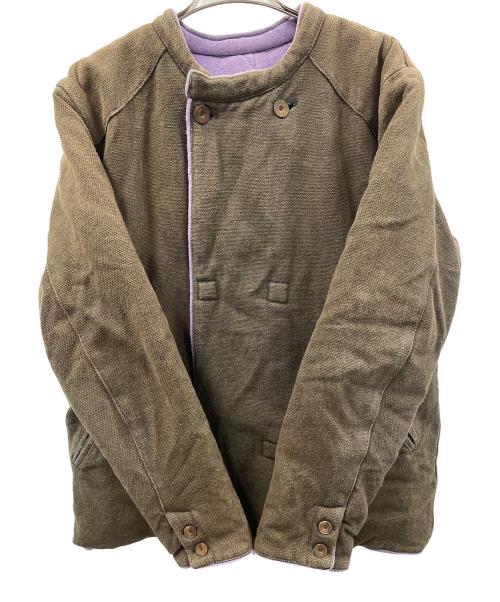 MASH（マッシュ）MASH (マッシュ) チベタンジャケット ブラウン×パープル サイズ:Lの古着・服飾アイテム