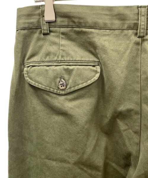 POLO RALPH LAUREN（ポロ・ラルフローレン）POLO RALPH LAUREN (ポロ・ラルフローレン) コットンパンツ オリーブ サイズ:33/34の古着・服飾アイテム
