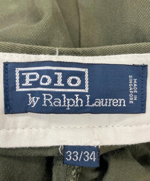POLO RALPH LAUREN（ポロ・ラルフローレン）POLO RALPH LAUREN (ポロ・ラルフローレン) コットンパンツ オリーブ サイズ:33/34の古着・服飾アイテム