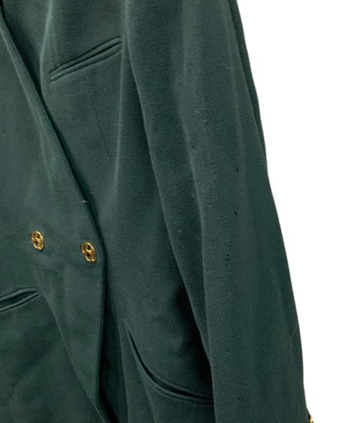 HERMES（エルメス）HERMES (エルメス) ダブルジャケット グリーン サイズ:38の古着・服飾アイテム
