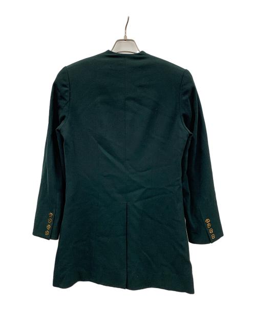 HERMES（エルメス）HERMES (エルメス) ダブルジャケット グリーン サイズ:38の古着・服飾アイテム
