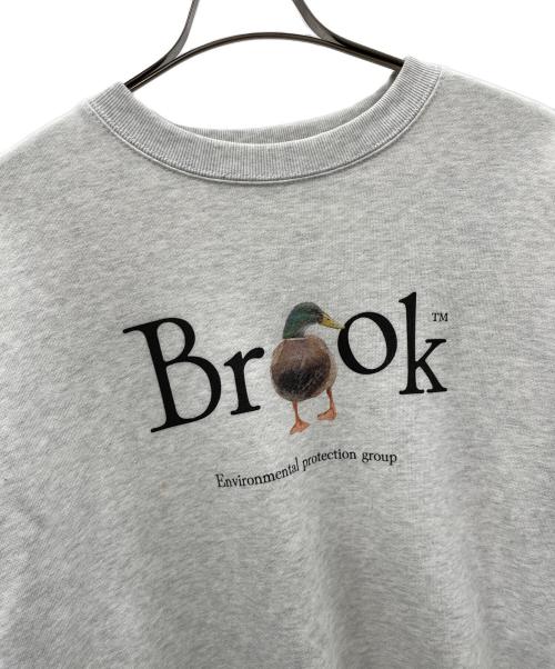 BROOK（ブルック）BROOK (ブルック) スウェット ホワイト サイズ:Lの古着・服飾アイテム